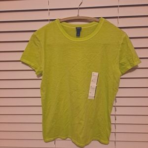 Lime green tee shirt